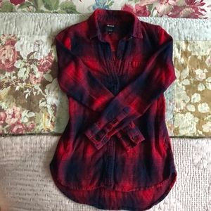 Madewell Classic Ex Boyfriend Flannel Plaid S